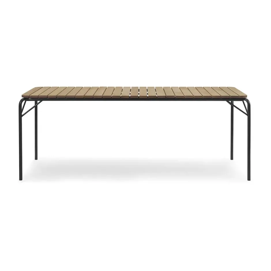 Vig Robinia matbord 90x200 cm, Black