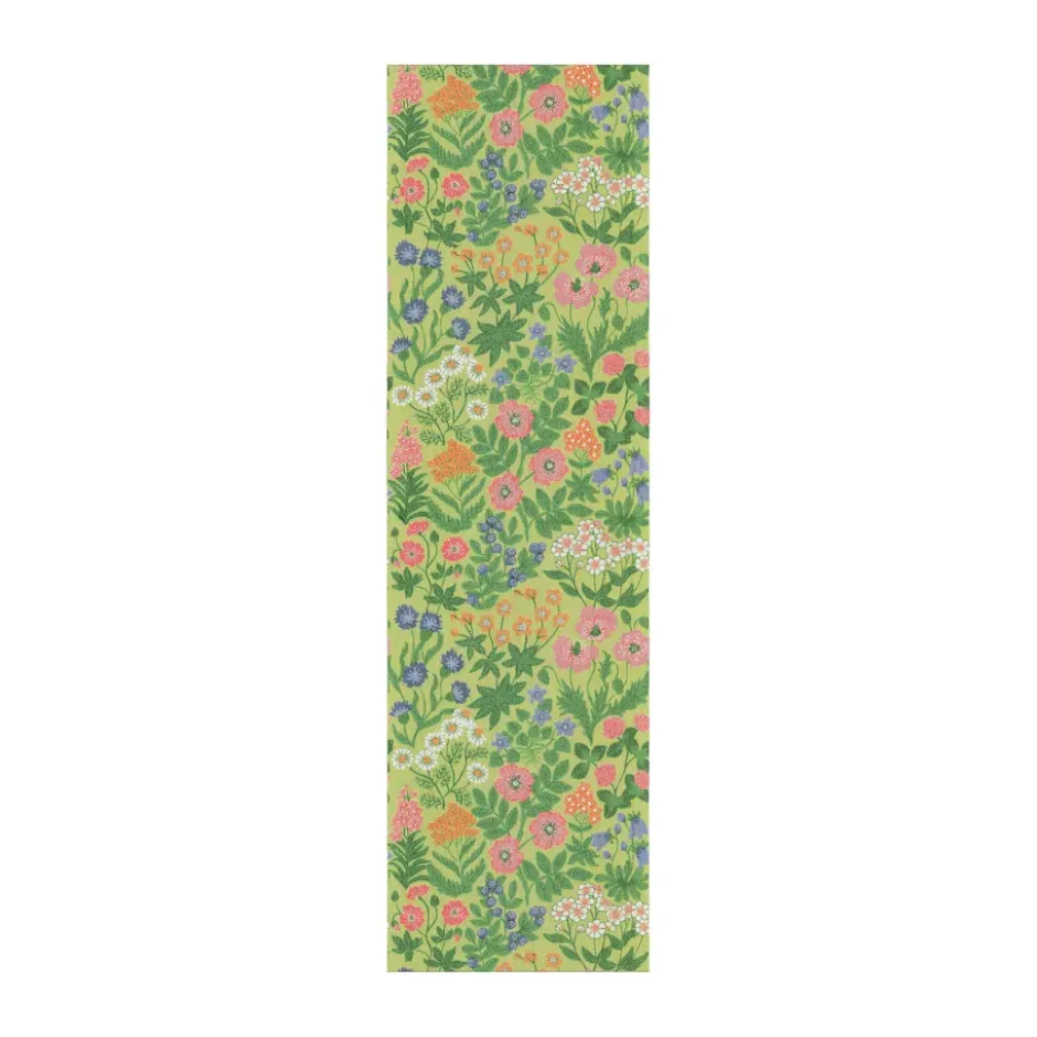 Vildblommor bordslöpare 35x120 cm, Grön
