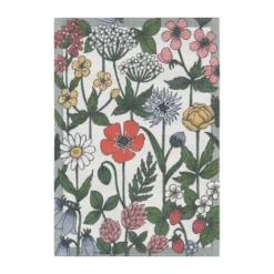 Vildblomster kökshandduk 35x50 cm, Multi