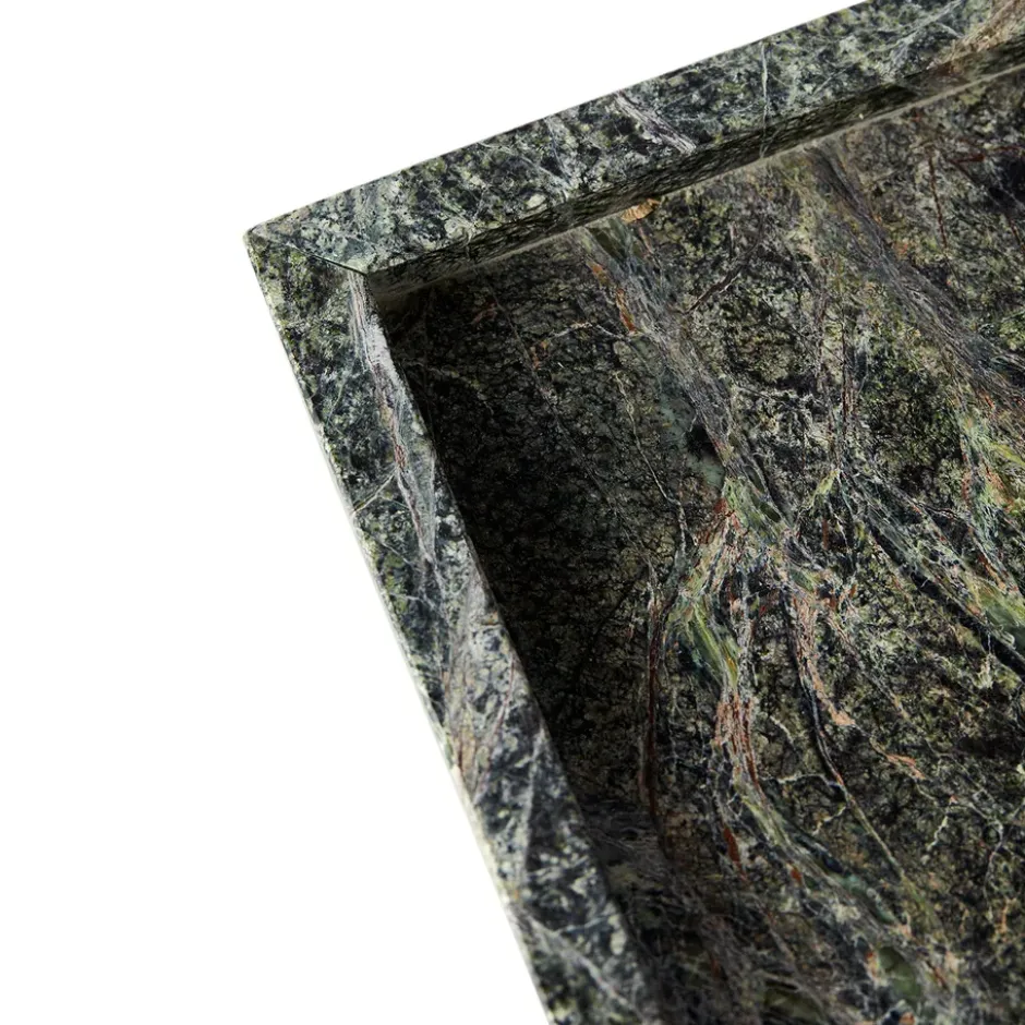 Vita dekorationsbricka 20x30 cm, Seagrass