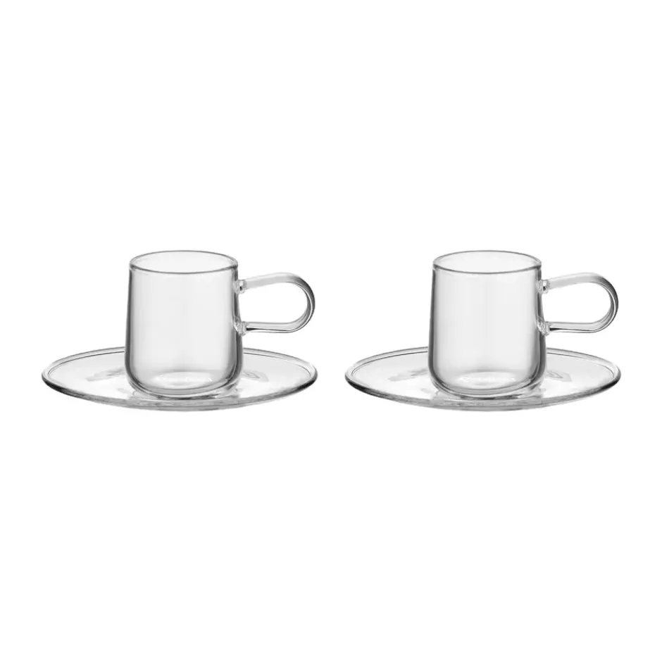 Viva espressokopp med fat 8 cl 2-pack, Klar