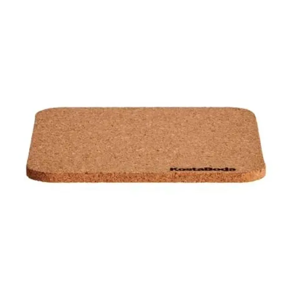 Viva glasunderlägg 9,6x9,6 cm 4-pack, Kork