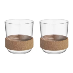 Viva kopp med korkring 30 cl 2-pack, Klar