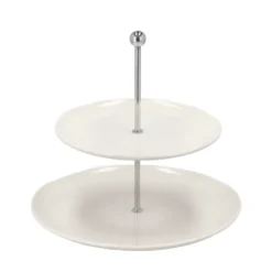 Våningsfat 27 cm-20 cm, Vit