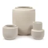 Volumes vas M Ø25 cm, Beige