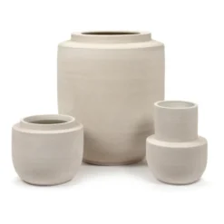 Volumes vas M Ø25 cm, Beige
