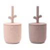 Wally mugg med peekaboo sugrör 2-pack, Powder