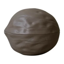Walnut skål med lock, Dust