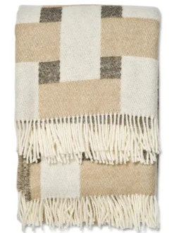 Weave pläd 130x180 cm, Beige