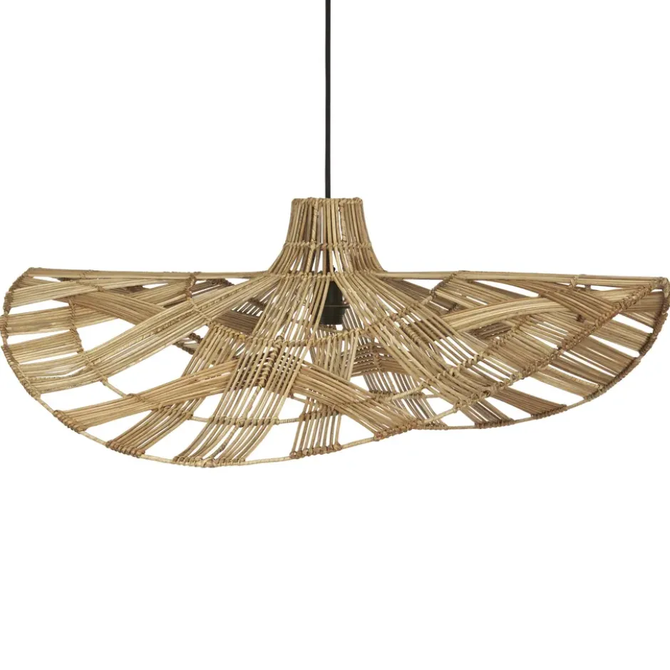 Wella taklampa rotting 81 cm, Natur
