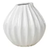 Wide vas ivory, 25 cm