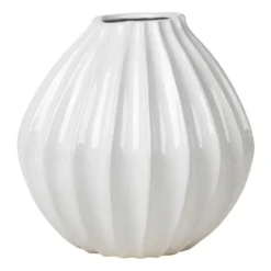 Wide vas ivory, 30 cm