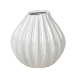 Wide vas ivory, 15 cm