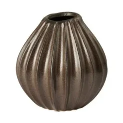 Wide vas S 15 cm, Brown