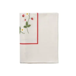 Wild Strawberry bordsduk, Red, 350x150 cm