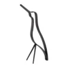 Woody bird high 32 cm, Black stained oak