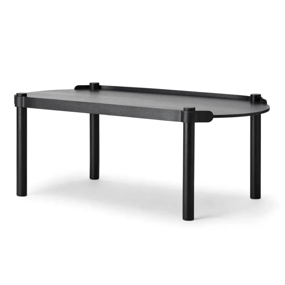 Woody bord 50x105 cm, Black stained oak