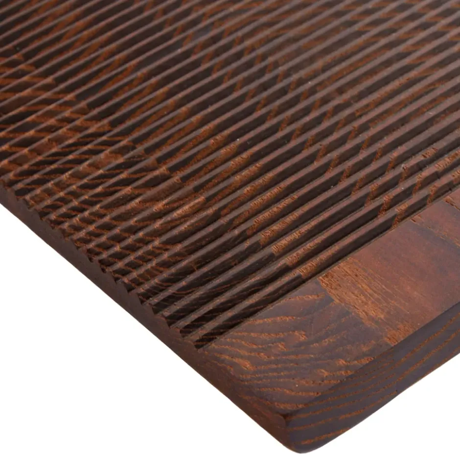 Yami serveringsbricka 14x26,5 cm, Brun