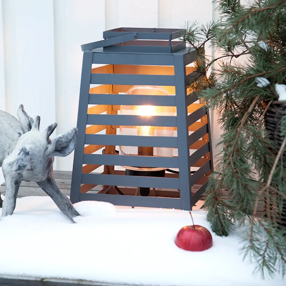 Yankton golvlampa, sandsvart