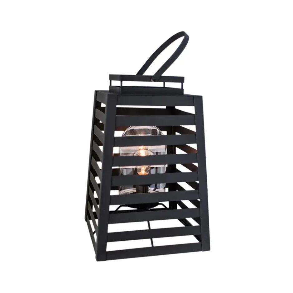 Yankton golvlampa, sandsvart