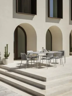 YUA Chair stol, Silk grey (grå)