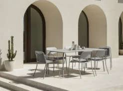 YUA Chair stol, Silk grey (grå)