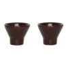 Yuka äggkopp 2-pack, Dark Terracotta