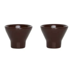 Yuka äggkopp 2-pack, Dark Terracotta