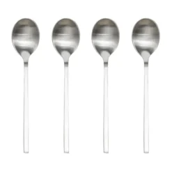 Yuka sked 4-pack, Brushed Steel