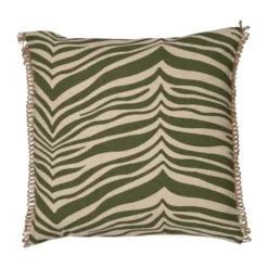 Zebra kudde 50x50 cm, Grön