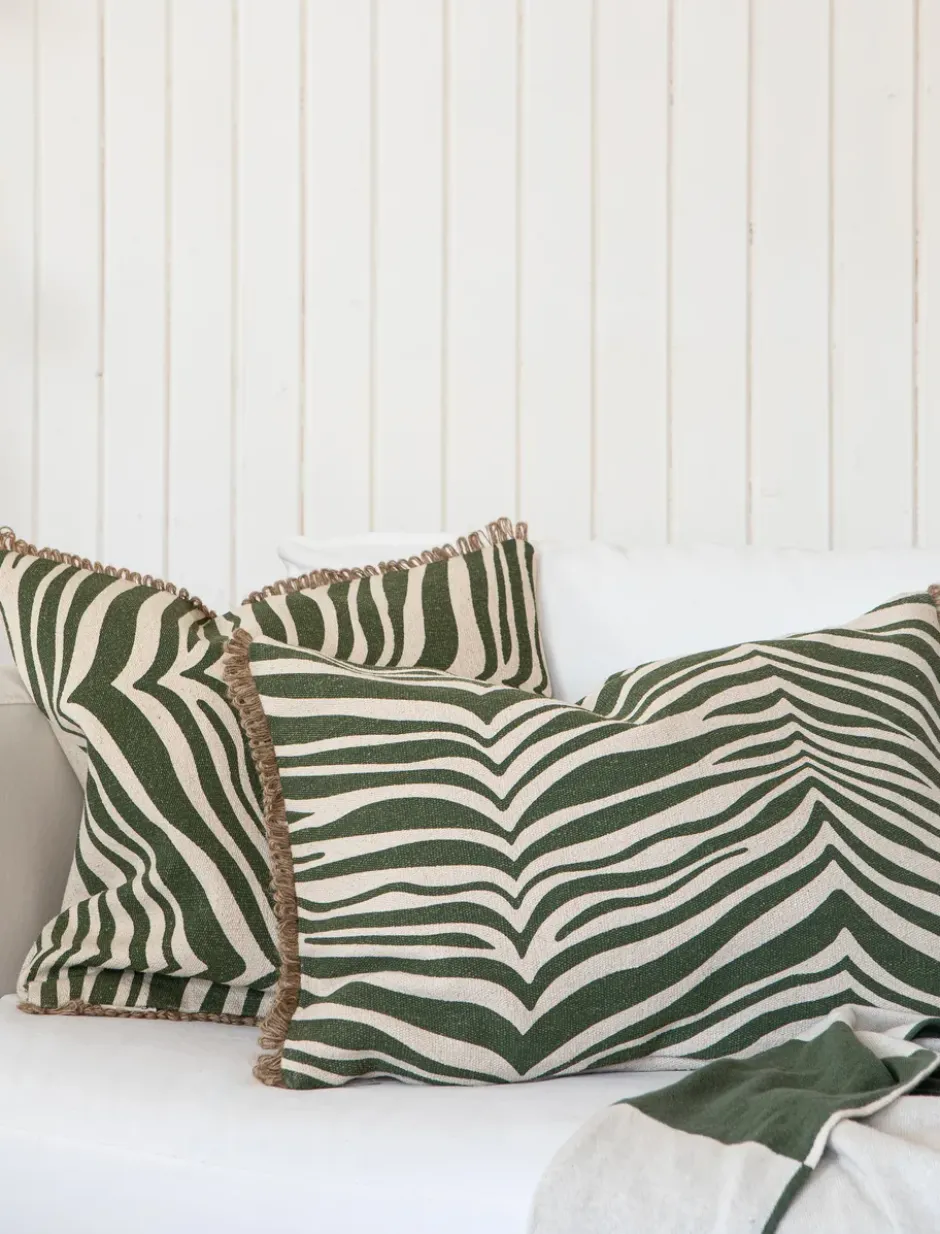 Zebra kudde 40x60 cm, Grön
