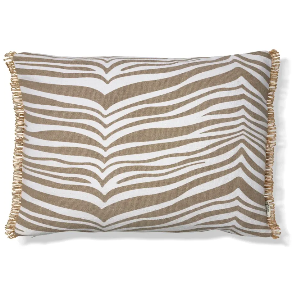 Zebra kudde 40x60 cm, Simply taupe (beige)