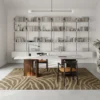 Zebra ullmatta, Brown, 250x350 cm