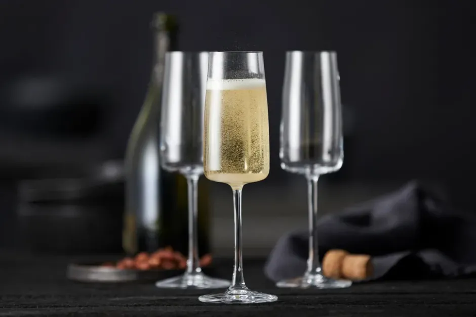 Zero champagneglas 30 cl 4-pack, Kristall