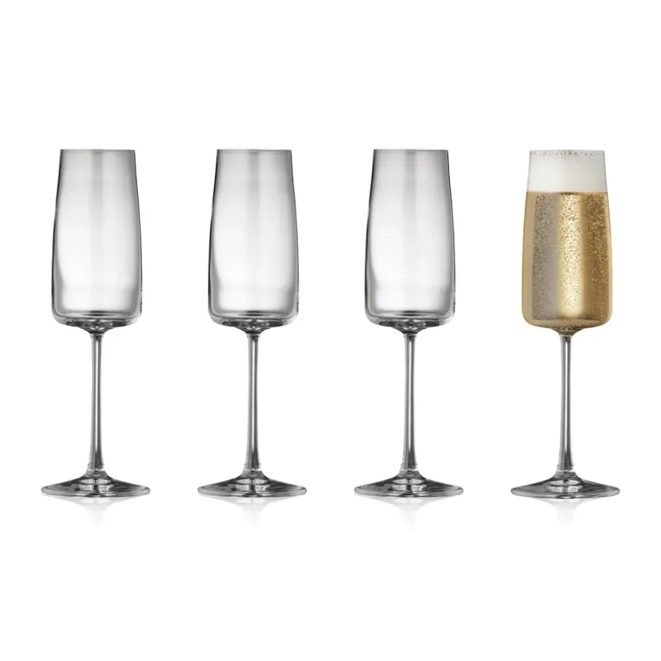 Zero champagneglas 30 cl 4-pack, Kristall