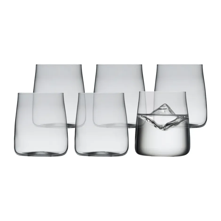 Zero vattenglas 42 cl 6-pack, Kristall