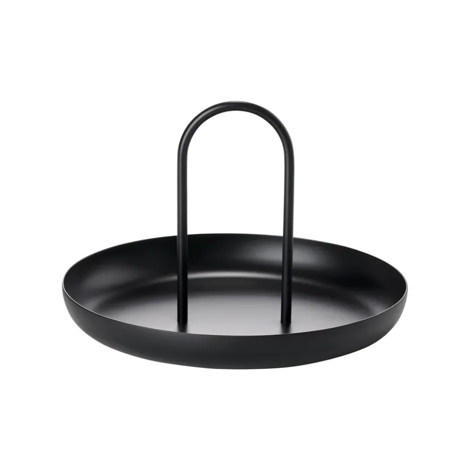 Zone Denmark bricka singles 20x13 cm, Black